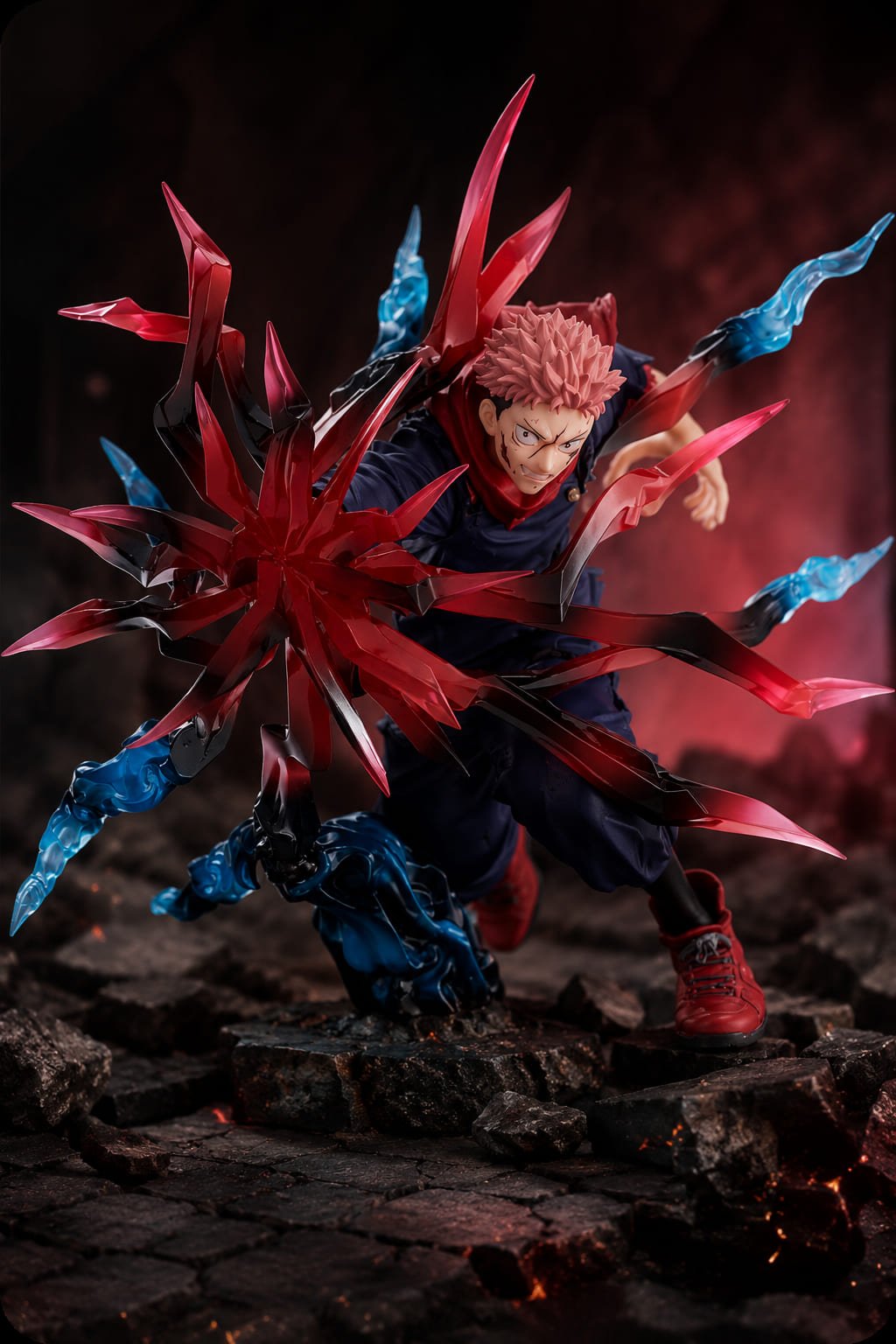 Yuji Itadori Black Flash Figure